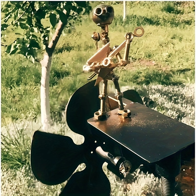 Éolienne Musicien en Métal Faite Main