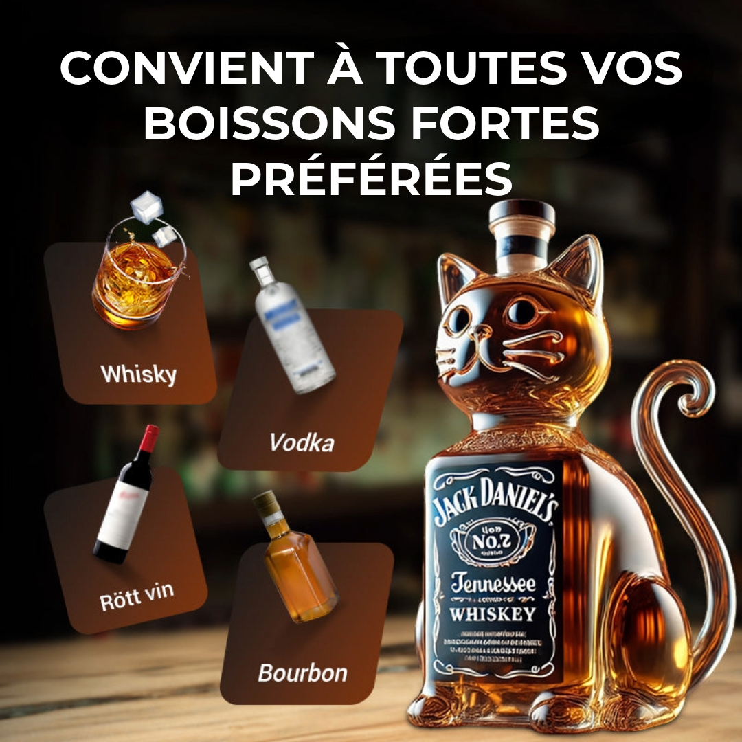 Bouteille de Whisky en forme d'animal