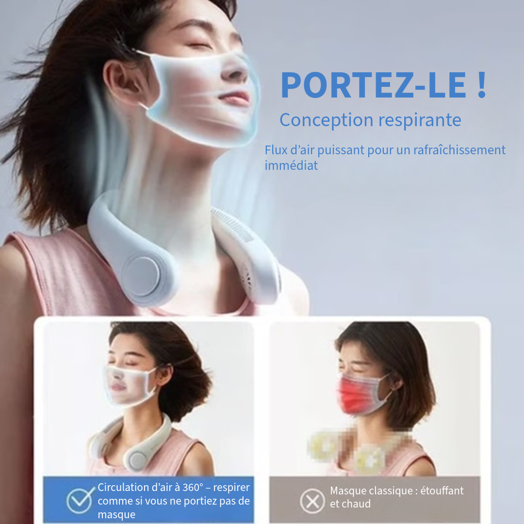 Ventilateur de cou portable