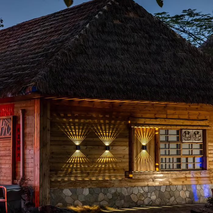 Lampe extérieure étanche à énergie solaire