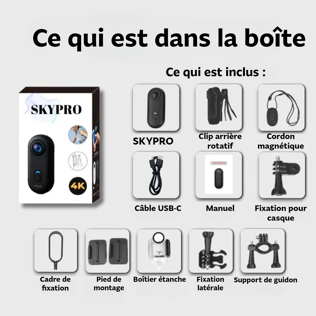 SkyPro™ Caméra POV