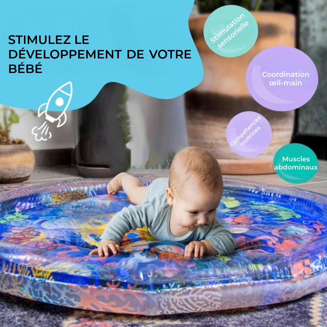 Tapis d'Eau Gonflable pour Bébé