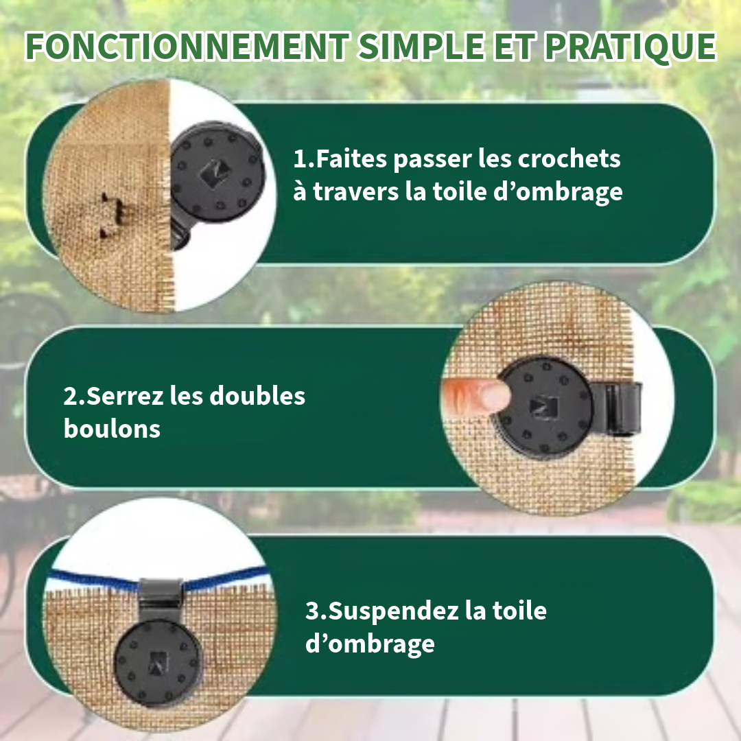 Clip de Verrouillage de Tissu