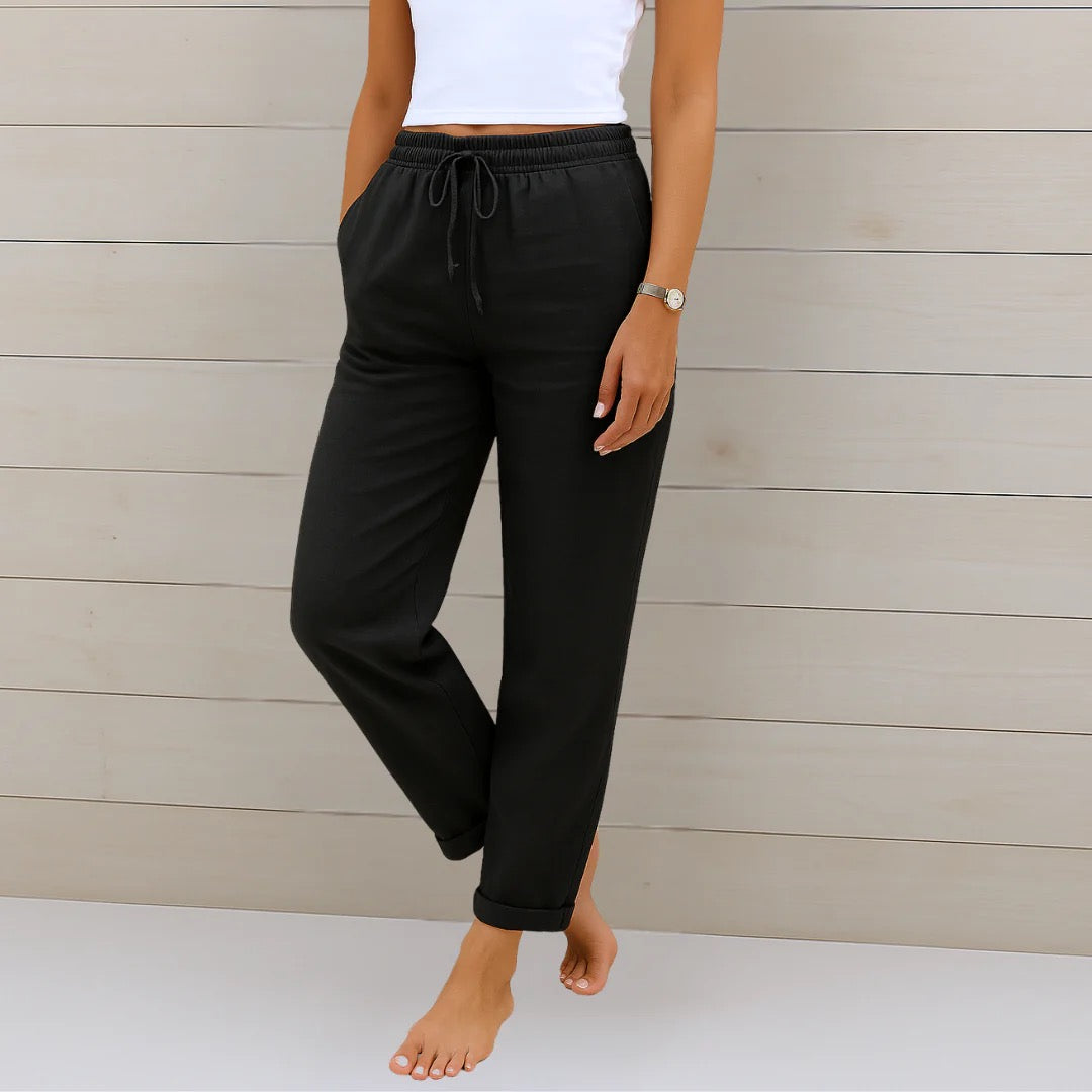 Pantalon en Lin Confortable