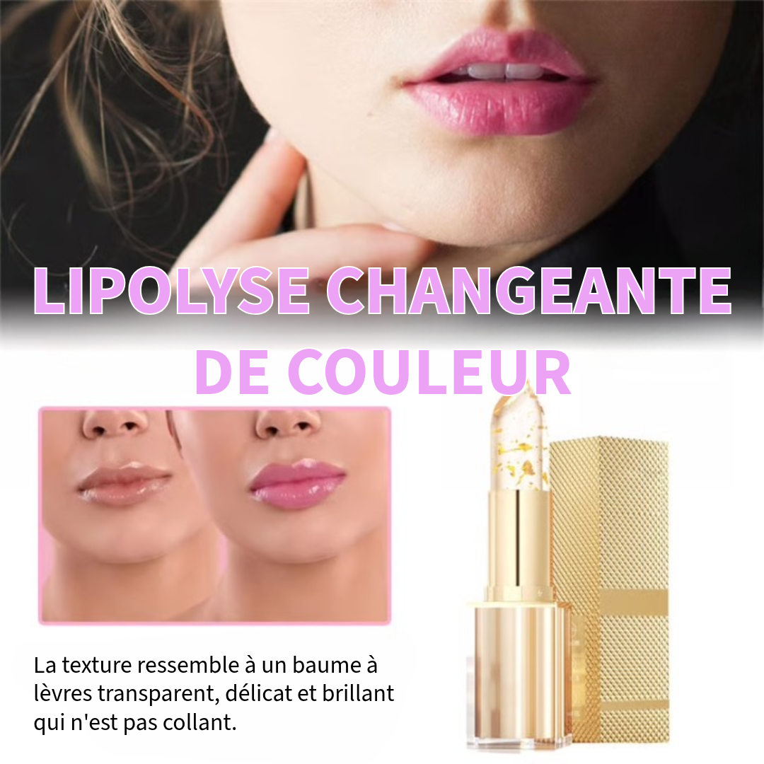 Rouge à lèvres changeant de couleur