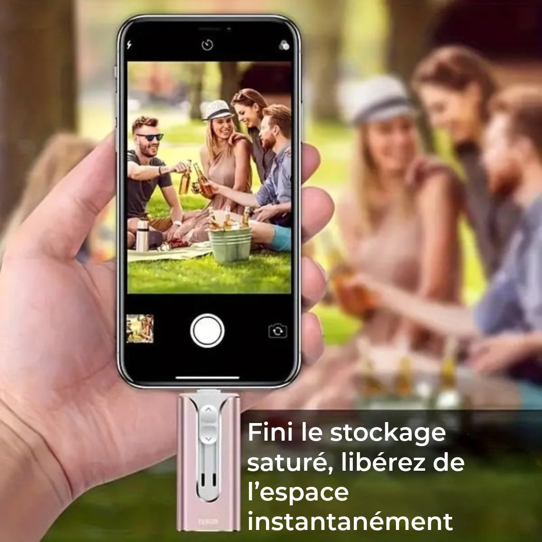 Clé USB Professionnelle avec adaptateur USB-C