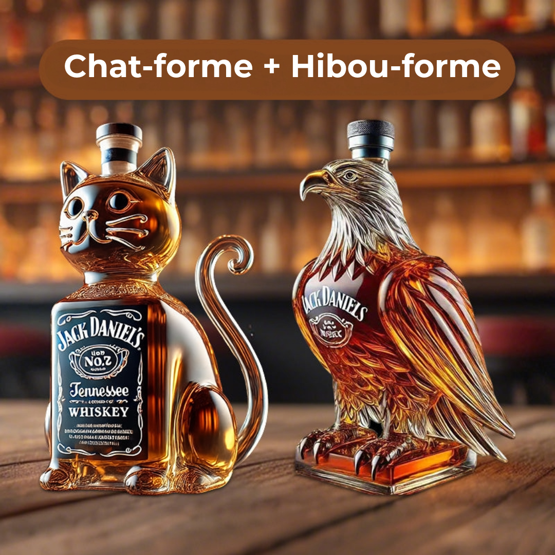 Bouteille de Whisky en forme d'animal