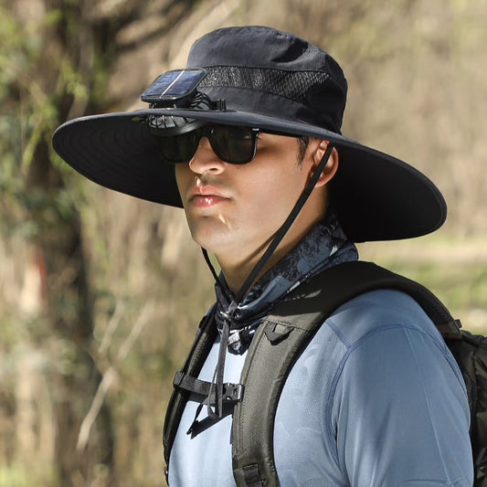 Chapeau de soleil ultra-léger avec ventilateur