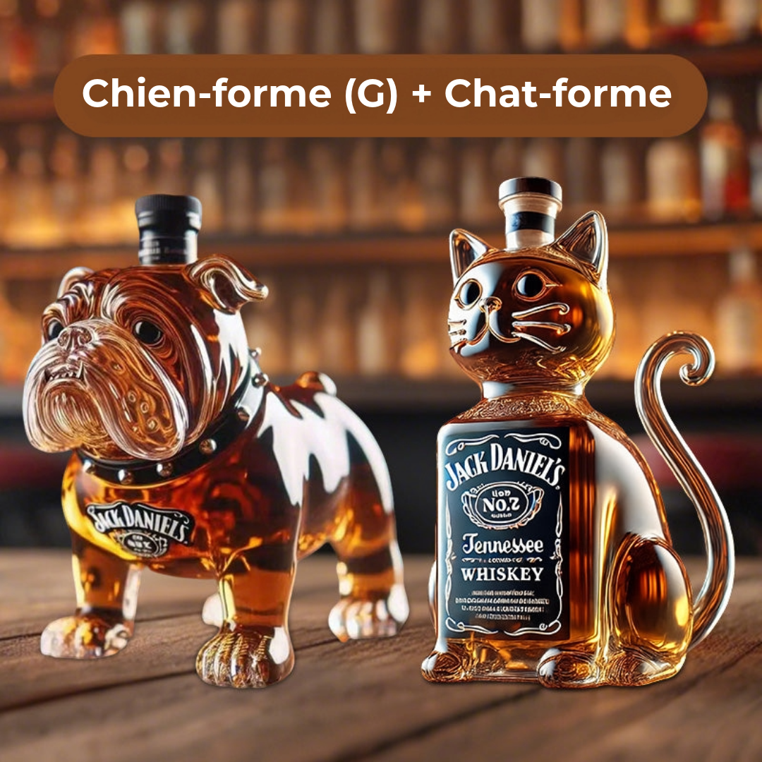 Bouteille de Whisky en forme d'animal