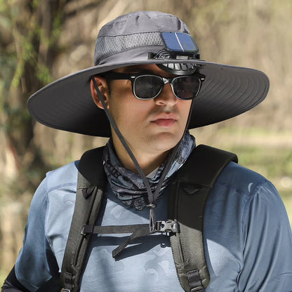 Chapeau de soleil ultra-léger avec ventilateur