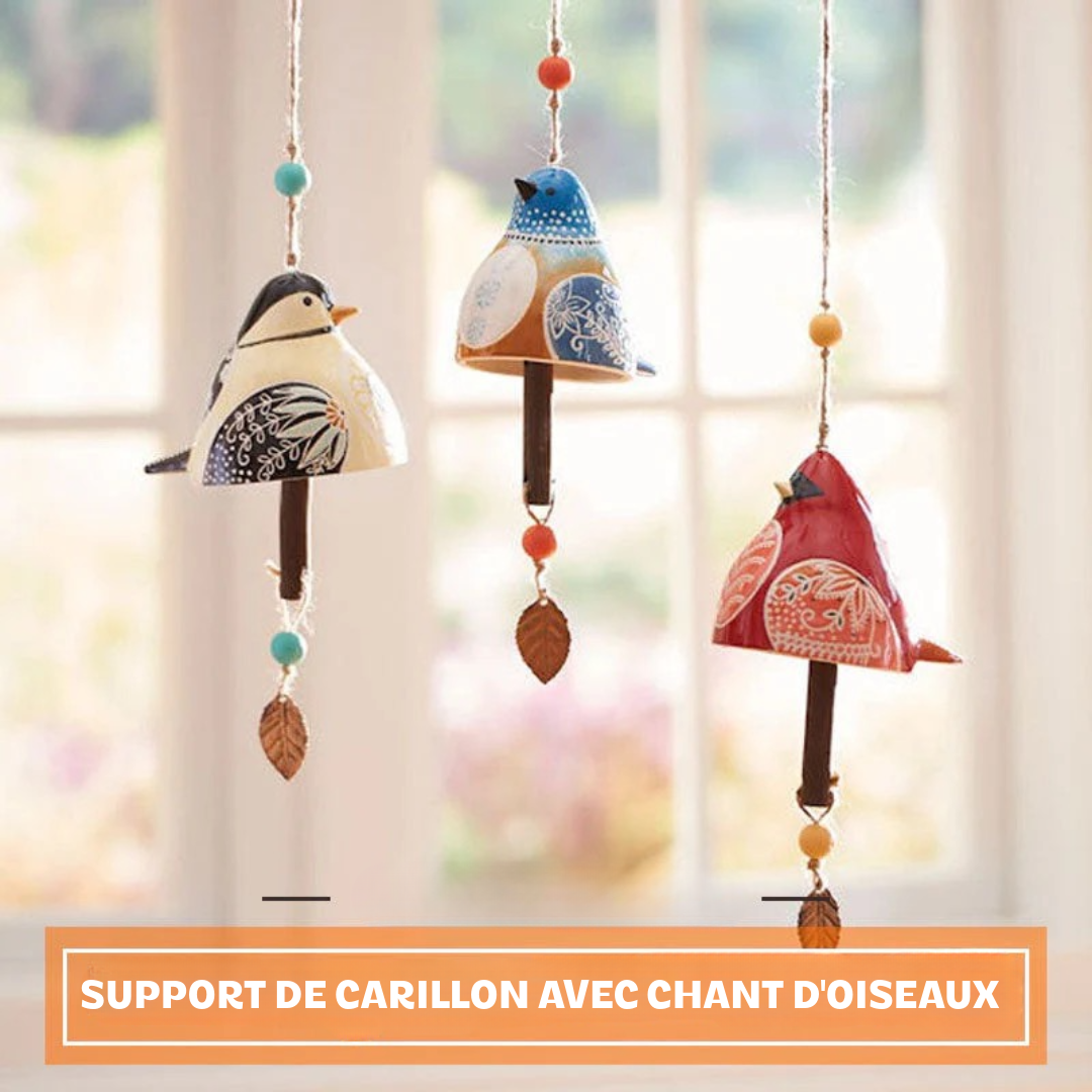Porte-boucles avec chant d'oiseaux