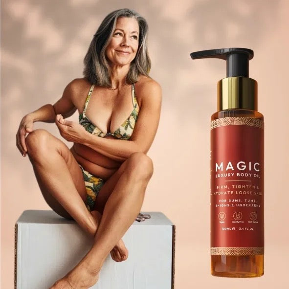 MenoGlow™ Huile Corporelle - Pour une Peau Plus Ferme