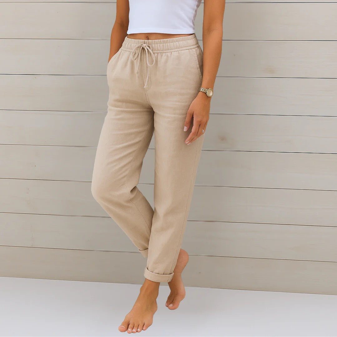 Pantalon en Lin Confortable