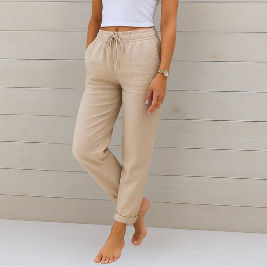Pantalon en Lin Confortable