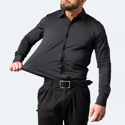 Chemise sans repassage et anti-froissement
