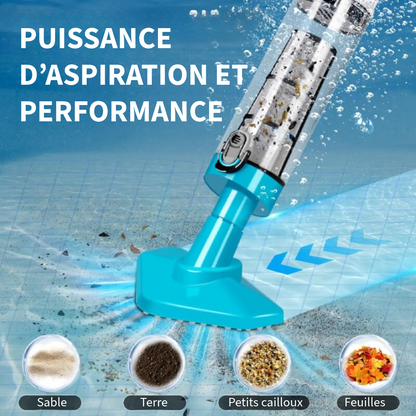 Aspirateur de piscine sans fil 3-en-1