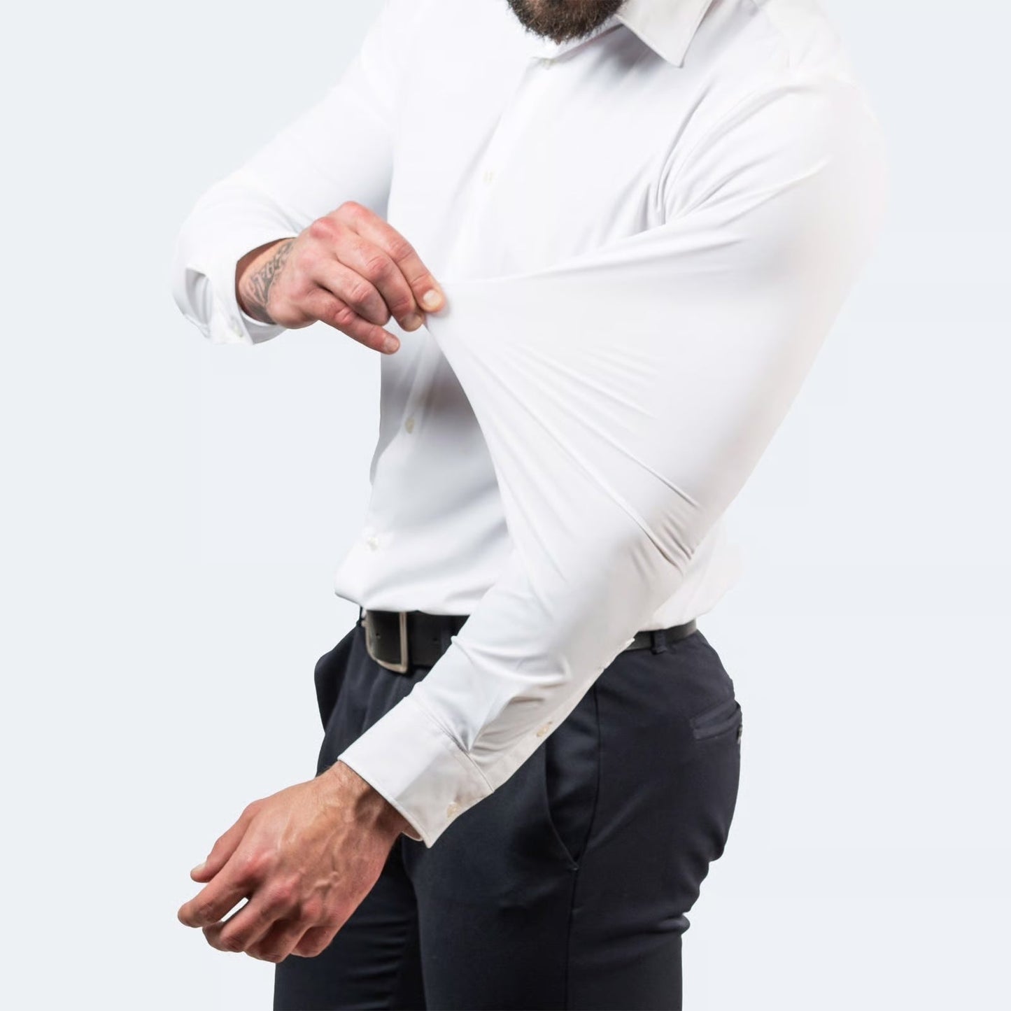 Chemise sans repassage et anti-froissement