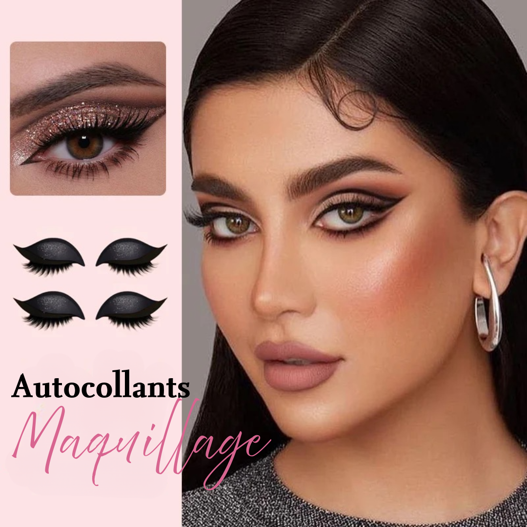 Autocollants Maquillage pour Ombre à Paupières et Cils