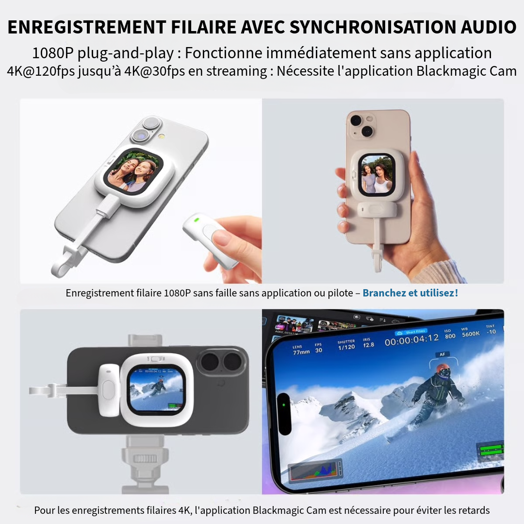 Selfie Monitor Mini Écran