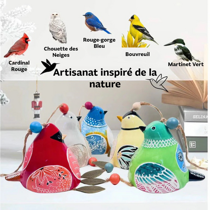 Porte-boucles avec chant d'oiseaux