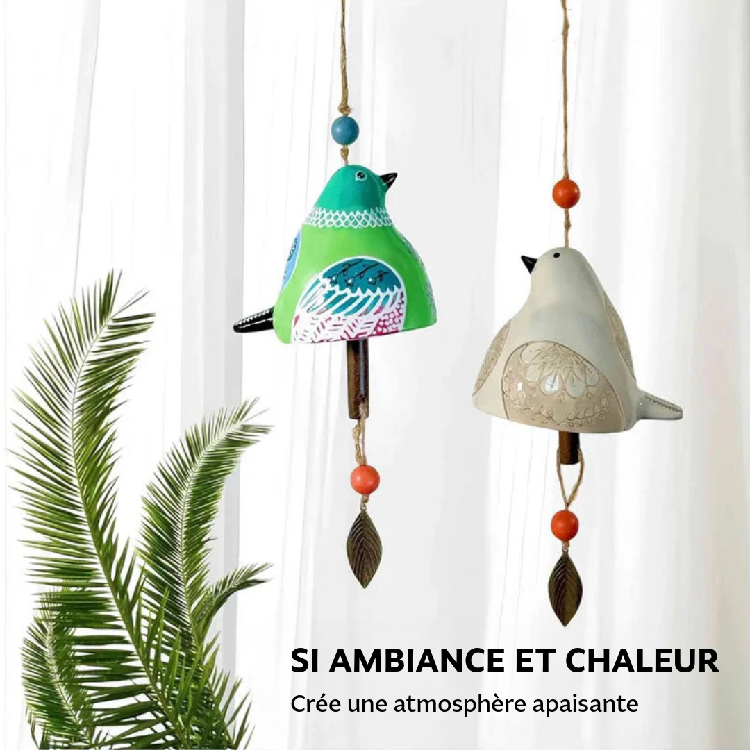 Porte-boucles avec chant d'oiseaux