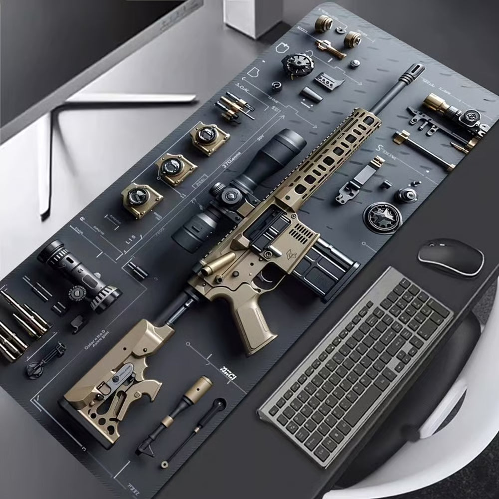 Tapis de bureau militaire 3D