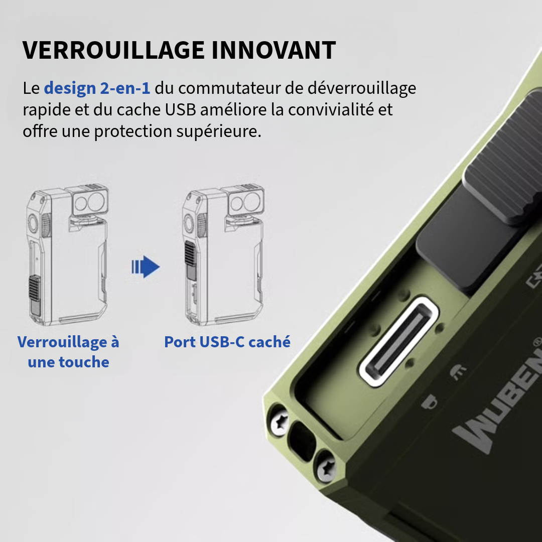 WUBEN™ G5 | Lampe LED de Poche