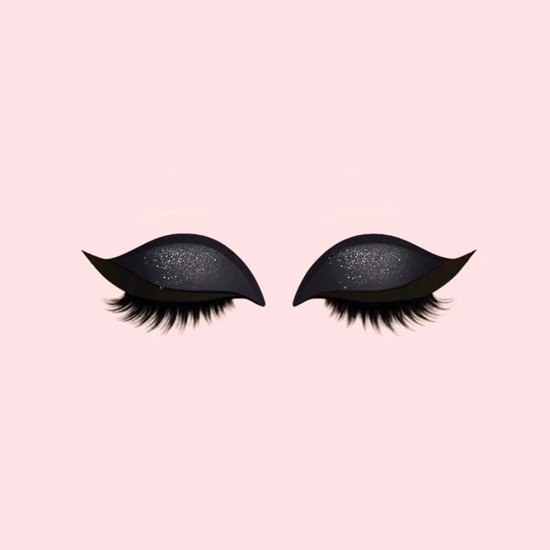 Autocollants Maquillage pour Ombre à Paupières et Cils