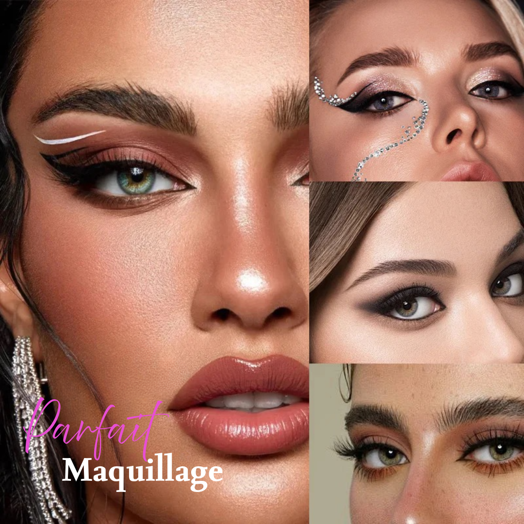 Autocollants Maquillage pour Ombre à Paupières et Cils
