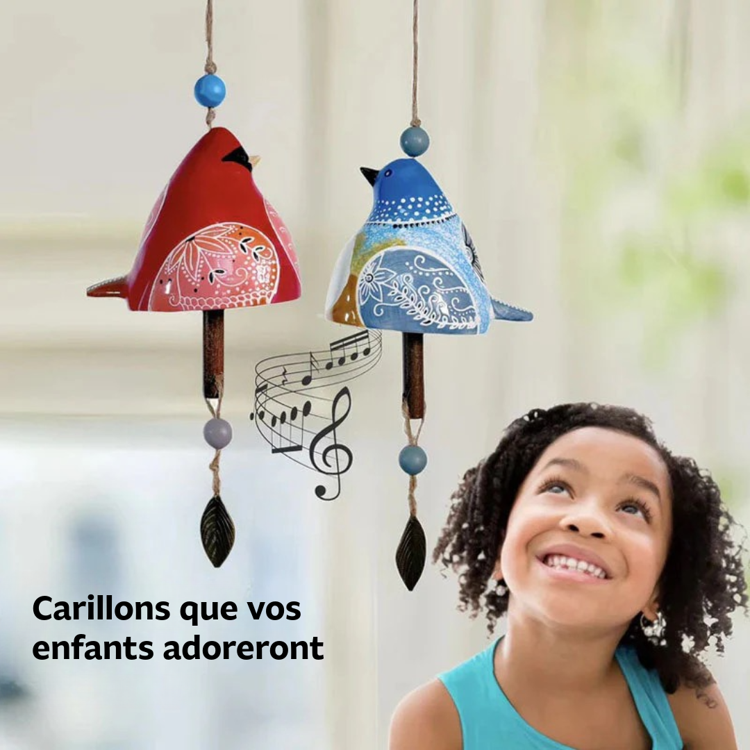 Porte-boucles avec chant d'oiseaux