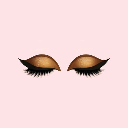 Autocollants Maquillage pour Ombre à Paupières et Cils
