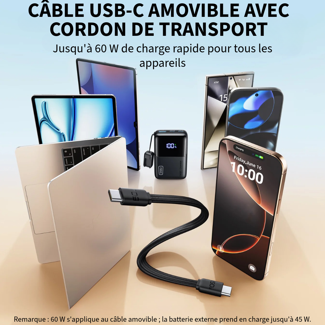Batterie Externe Compacte