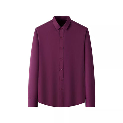 Chemise sans repassage et anti-froissement