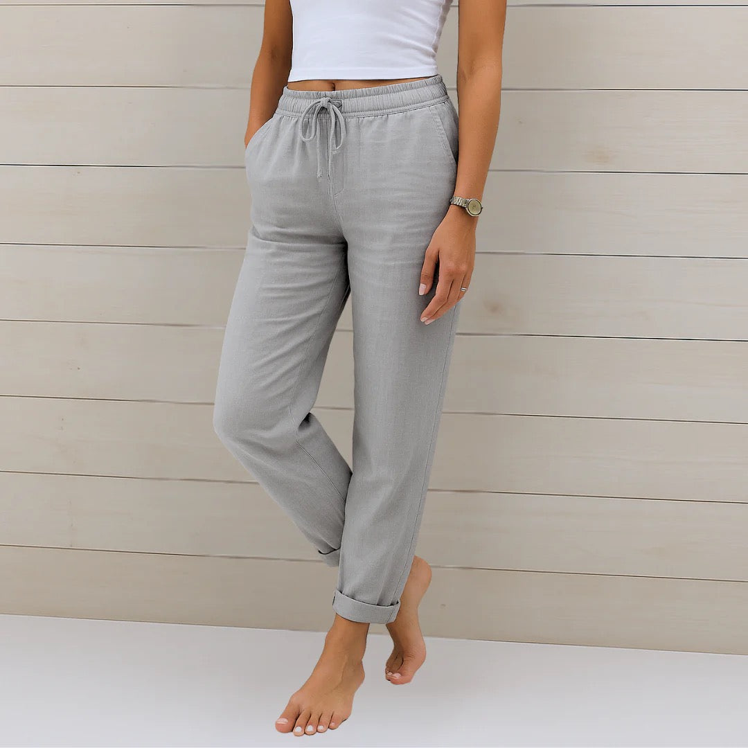 Pantalon en Lin Confortable