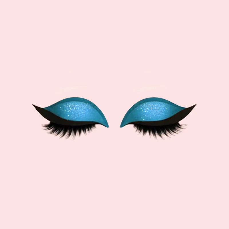 Autocollants Maquillage pour Ombre à Paupières et Cils