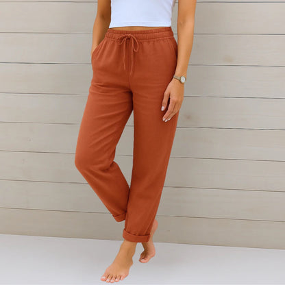 Pantalon en Lin Confortable