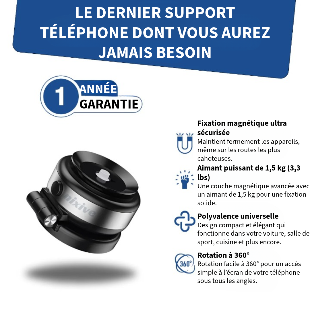 Support de téléphone 360°