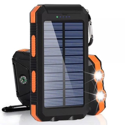 Batterie Externe Étanche à Énergie Solaire