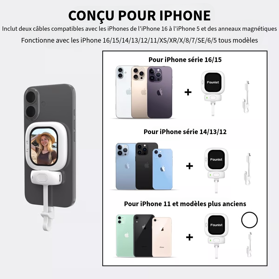 Selfie Monitor Mini Écran