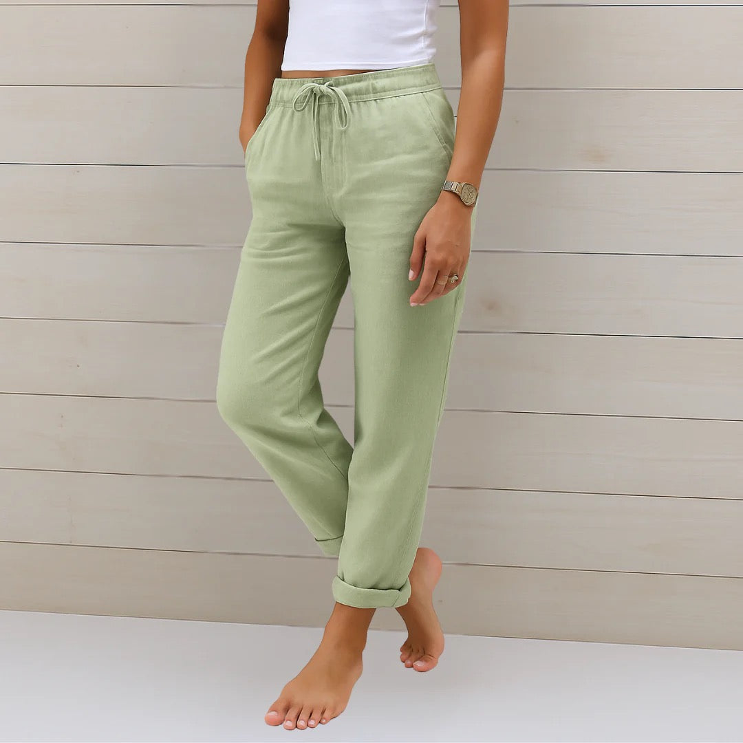 Pantalon en Lin Confortable