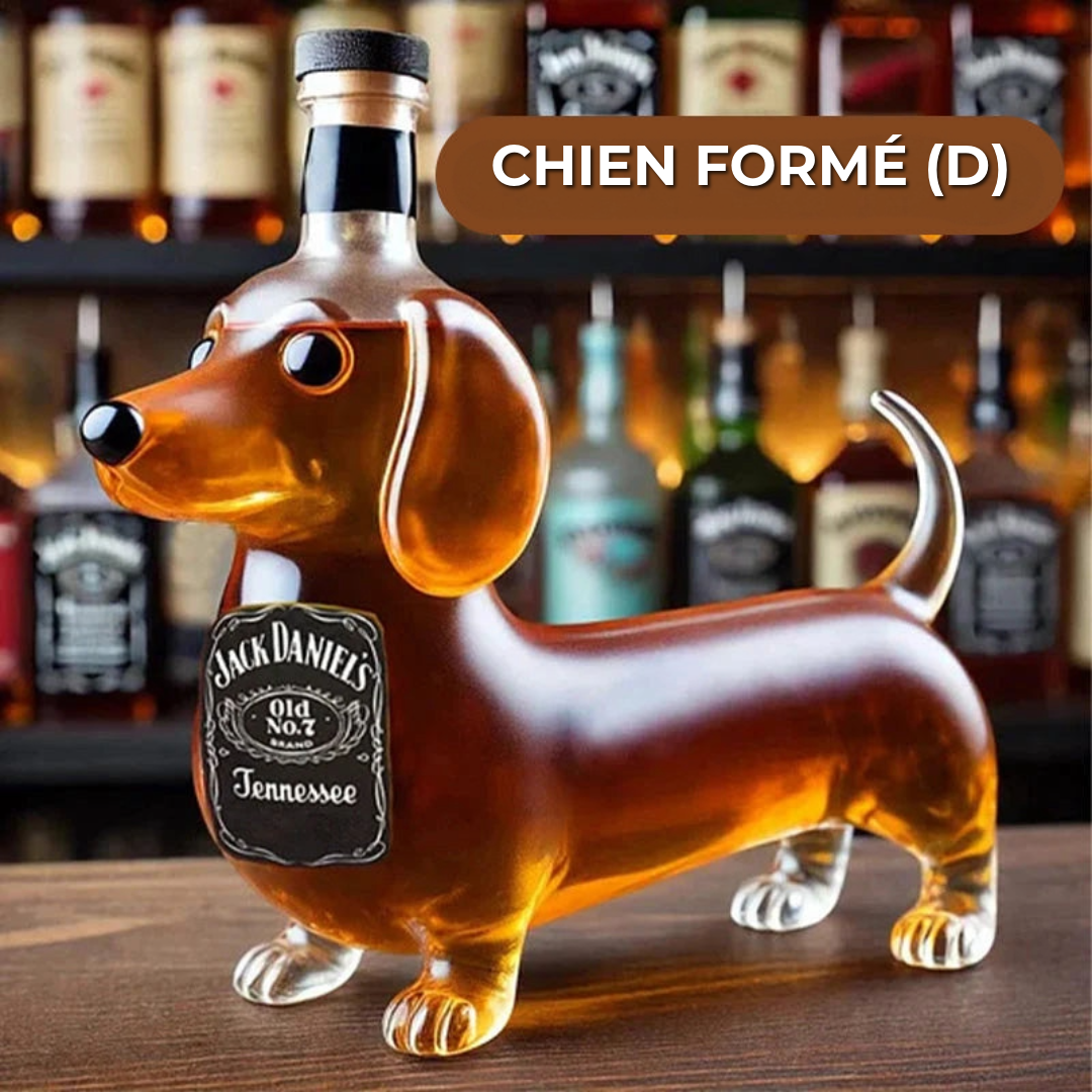 Bouteille de Whisky en forme d'animal