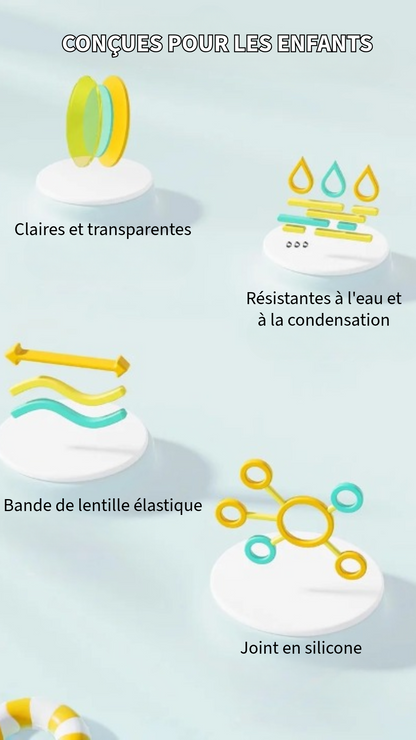 HD Anti-Buée Lunettes de Natation