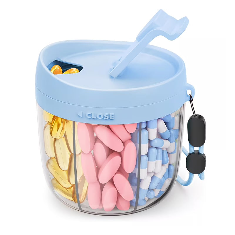 6 Compartiments Boîte à Médicaments