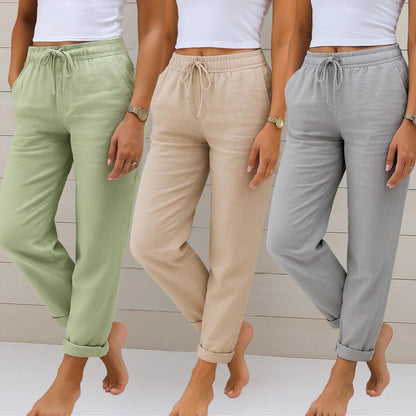 Pantalon en Lin Confortable