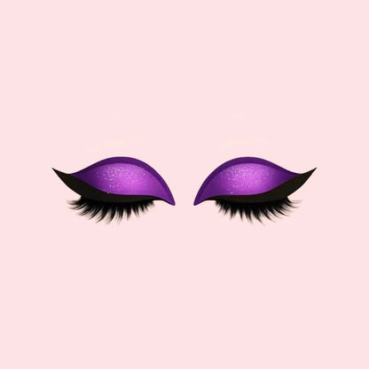 Autocollants Maquillage pour Ombre à Paupières et Cils