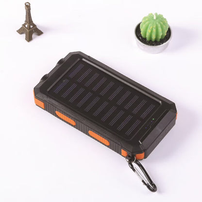 Batterie Externe Étanche à Énergie Solaire