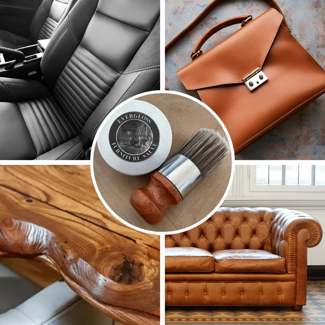 EverGloss™ | Restauration du Cuir + Brosse