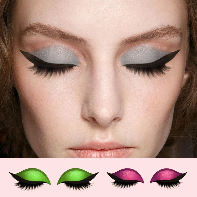 Autocollants Maquillage pour Ombre à Paupières et Cils