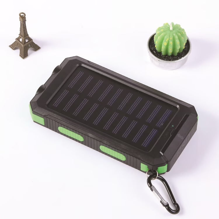 Batterie Externe Étanche à Énergie Solaire