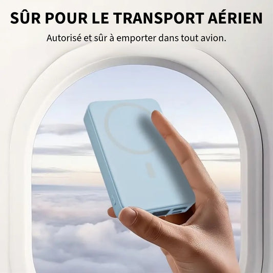 Powerbank magnétique à charge rapide